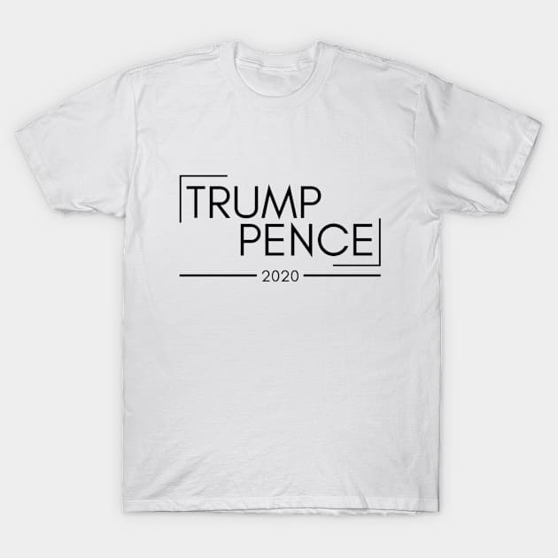 Trump Pence For President 2020 T-Shirt by Rebelion